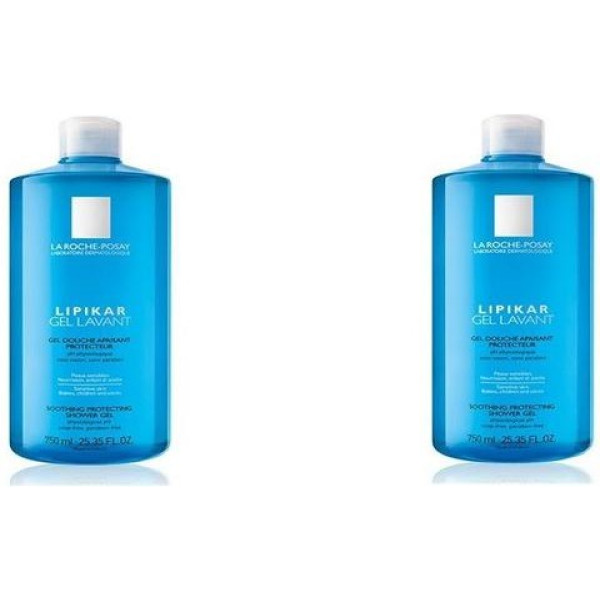 La Roche Posay Roche Lipikar Gel Lavante 2x750ml