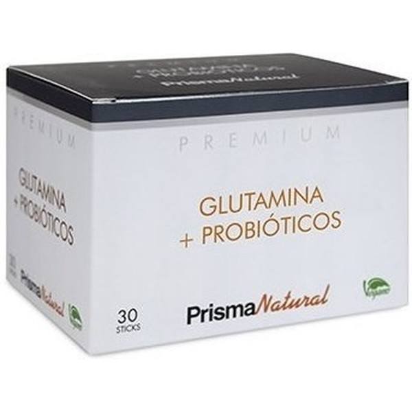 Prisma Natural Premium Glutamina + Probióticos 30 sticks x 4,37 gr