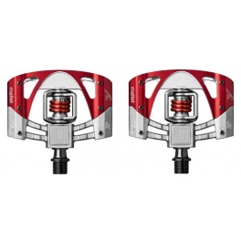 Crank Brothers Pedales Mallet 3 Raw - Rojo NVR