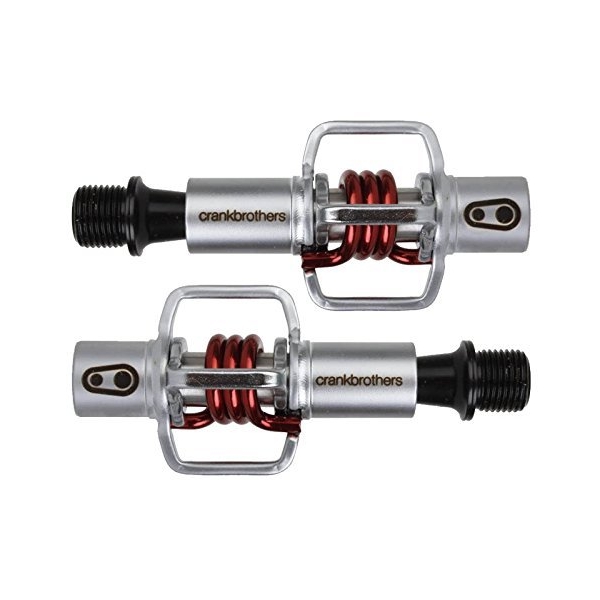Crank Brothers Egg Beater 1 Pedalen Zilver - Rood