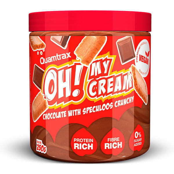 Quamtrax Chocolate Cream With Hazelnuts Ohmycream 250 Gr