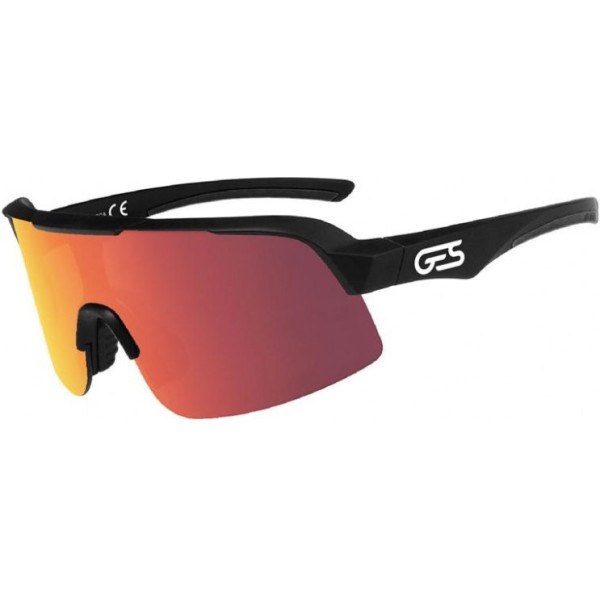Ges Gafas Omega Lens Lentille rouge-jaune/monture noire