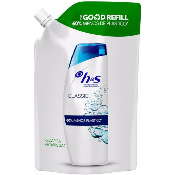 Head & Shoulders Classic Recharge de shampoing 480 ml Unisexe