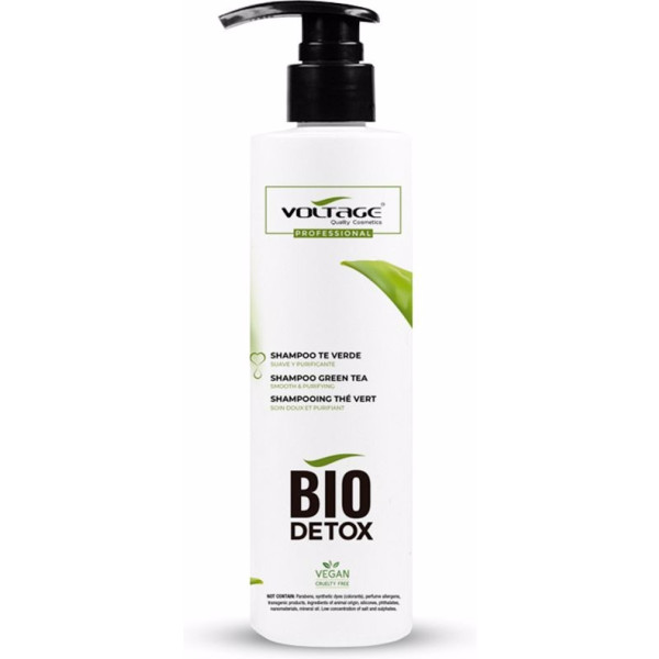 Voltaggio cosmetici shampoo bio-decetox al tè verde 250 ml unisex