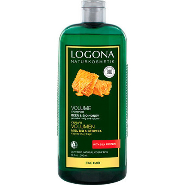 Logona Shampoo Volume Honey & Beer 500 Ml
