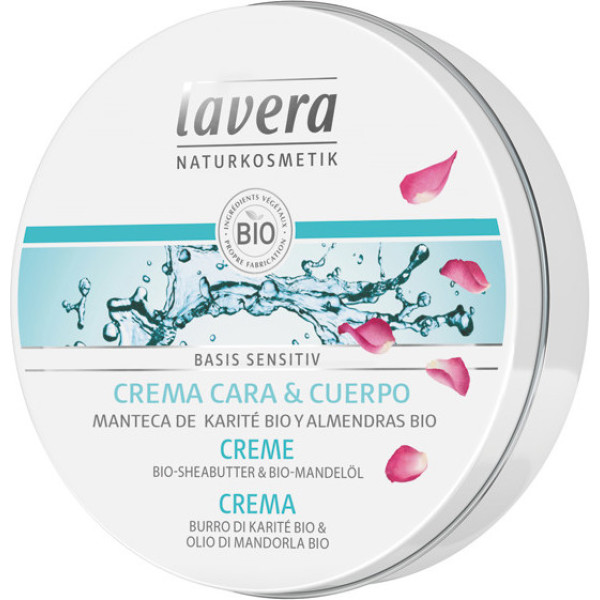 Lavera Crème 150 Gezicht & Lichaam Basis Sensitiv 150ml