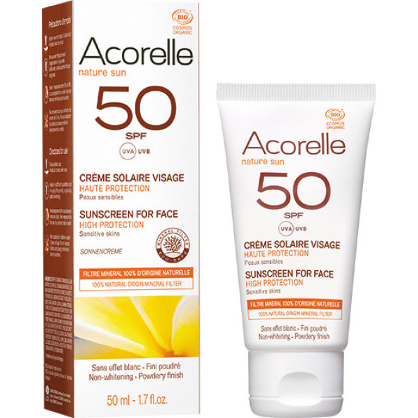 Acorelle Gesichts-Solarcreme LSF 50 50 ml