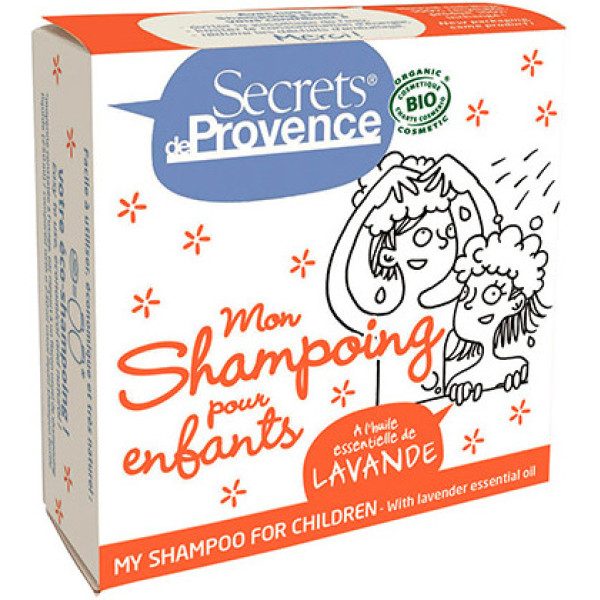 Secrets de Provence festes Shampoo ohne Haken Kinder (Karton) 85gr