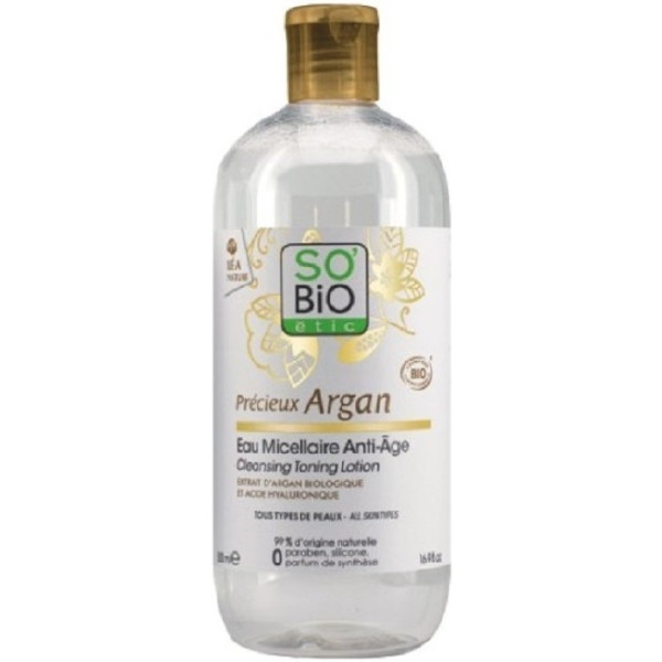 Sobio Agua Micelar Antiedad Acido Hialuronico & Argan Bi