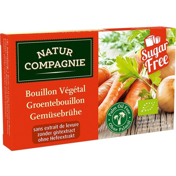Natur Compagnie Bouillon De Légumes Sans Levure En Comprimés Bio 88 Gr