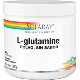 Solaray L-glutamine Polvo 300 Gr Sabor Neutro