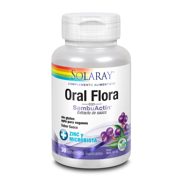 Solaray Sambuactin (Tm) Flora orale 30 masticabili comp