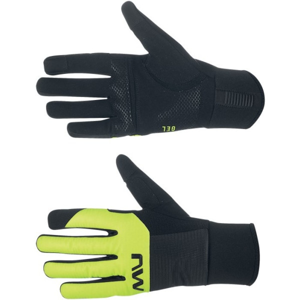 Northwave Fast Gel Gloves Black Yellow
