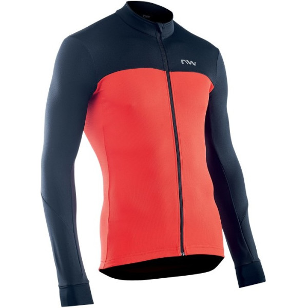 Northwave Jersey Force 2 Long Sleeve Black Red