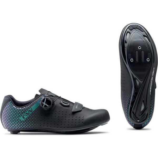 Northwave Zapatillas Core Plus 2 Road Woman Negro Iridescent