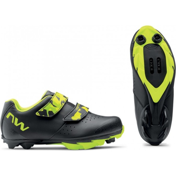 Northwave Origin Junior Chaussures Mtb Noir Fluo Jaune