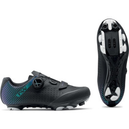 Northwave Zapatillas Origin Plus 2 Mtb Woman Negro Iridescent