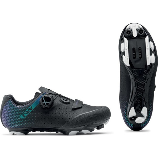Northwave Zapatillas Origin Plus 2 Mtb Woman Negro Iridescent