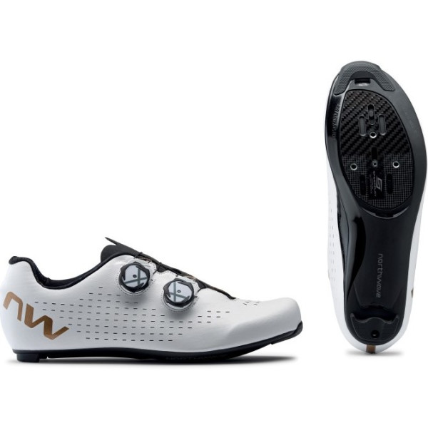 Northwave Zapatillas Revolution 3 Road Blanco Bronce