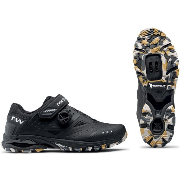 Northwave Zapatillas Spider Plus 3 Mtb Negro Camo