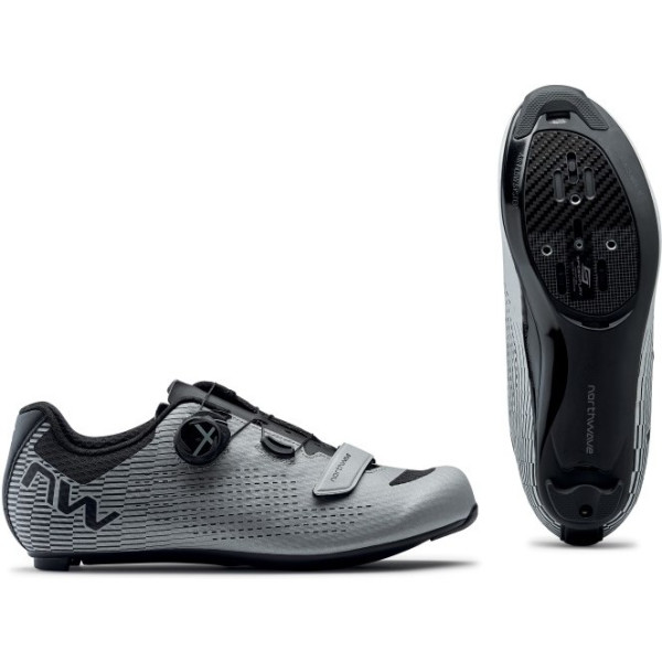 Northwave Zapatillas Storm Carbon 2 Road Plata Reflectante