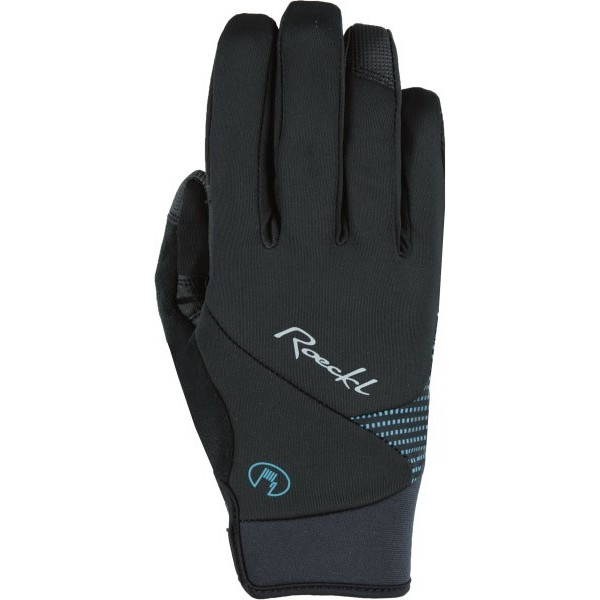 Roeckl Guantes Wolga Ladies Negro-turquesa