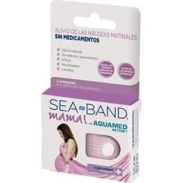 Aquamed Active Sea Band Mama Pulseras Anti-nauseas 2 unid