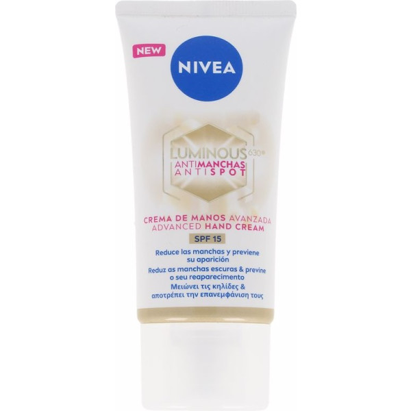 Nivea Luminous 630º Anti-Flecken-Handcreme Spf15 50 ml Unisex