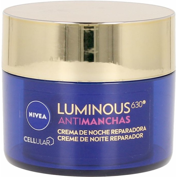 Nivea Luminous 630º Crème de Nuit Réparatrice Anti-taches 40 Ml Unisexe