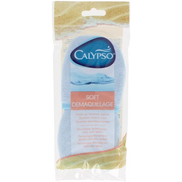 Calypso Soft Luva Removedora de Maquiagem Esponja X 2 Unidades Unissex