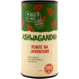 Goldnutrition Ashwagandha-poeder - 125 Gr