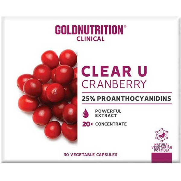 Goldnutrition Clear-u Cranberry - 30 Kapseln