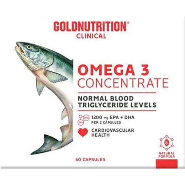 Goldnutrition Omega-3-Konzentrat - Gn Clinical - 60 Kapseln