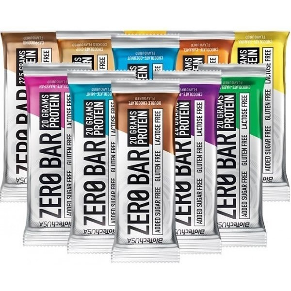 Biotech Usa Kit Zero Bar Flavor Mix 10 Assorted Bars X 50 Gr