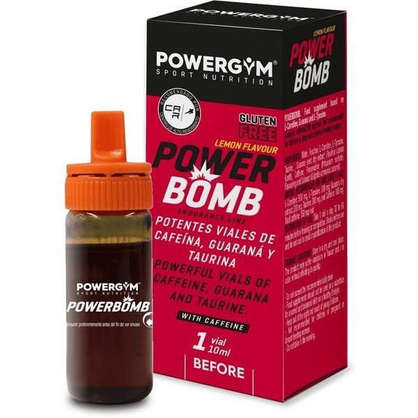 Powergym Powerbomb Guaraná Y Cafeína Vial 10 Ml