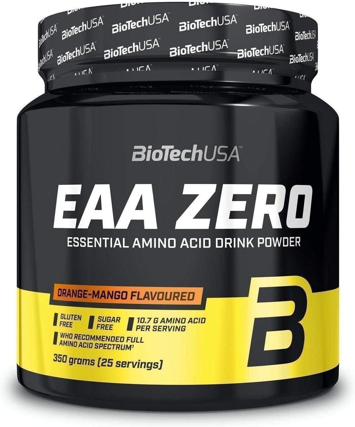 Biotechusa Eaa Zero 350 Gr - Acides AminéS Essentiels GoûTer Orange-Mangue-image