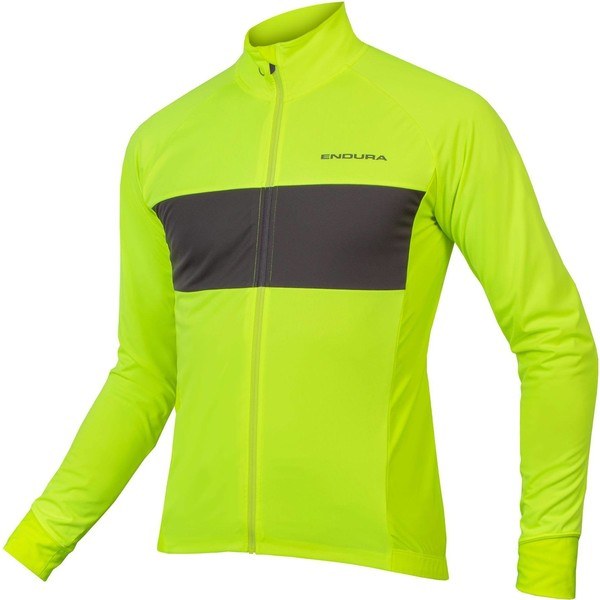 Endura Maillot Fs260-pro Jetstream L/s Ii Amarillo Fluorescente Hombre