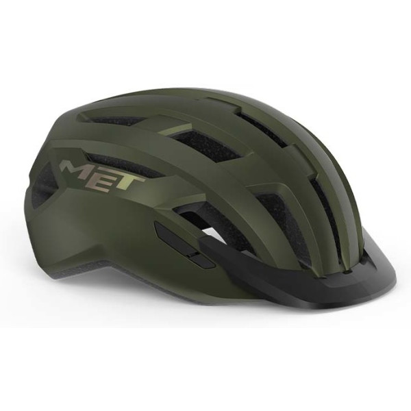Casque Met Allroad Matt Iridescent Green