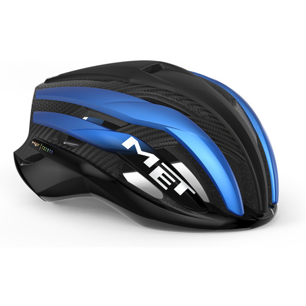 Met Helmet Trenta 3k Carbon Mips Black/Blue Alico Matte