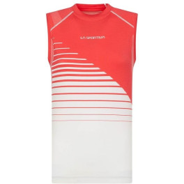La Sportiva Camiseta S/manga Mujer Runner Hibiscus/white
