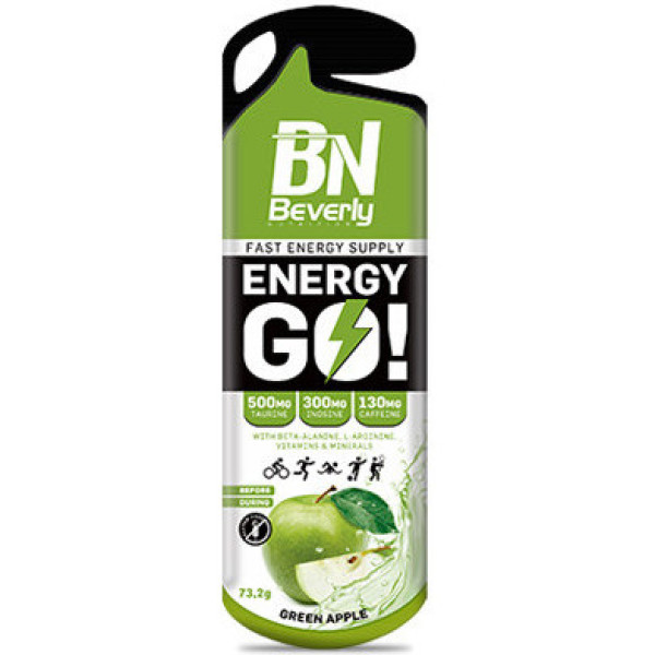 Beverly Nutrition Energy Go Gel Preworkout Voor&Tijdens 1 Gel X 73.2 Gr