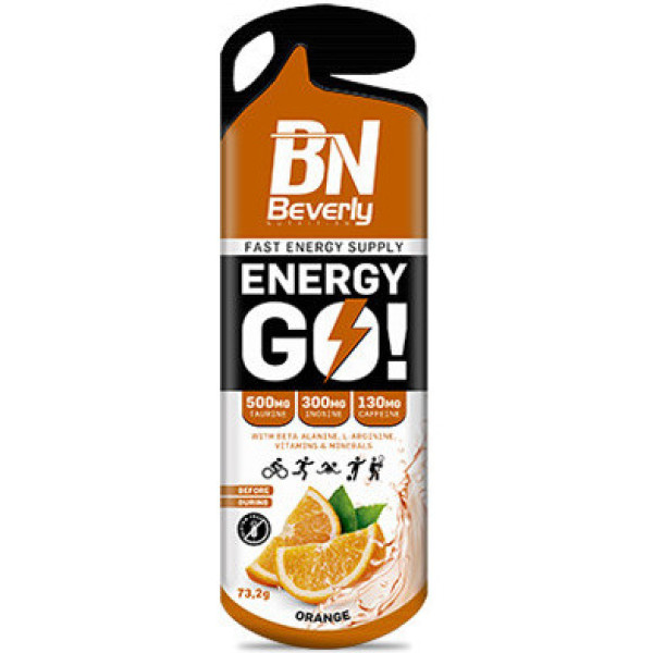 Beverly Nutrition Energy Go Gel Pré-treino Antes e Durante 1 Gel X 73,2 Gr