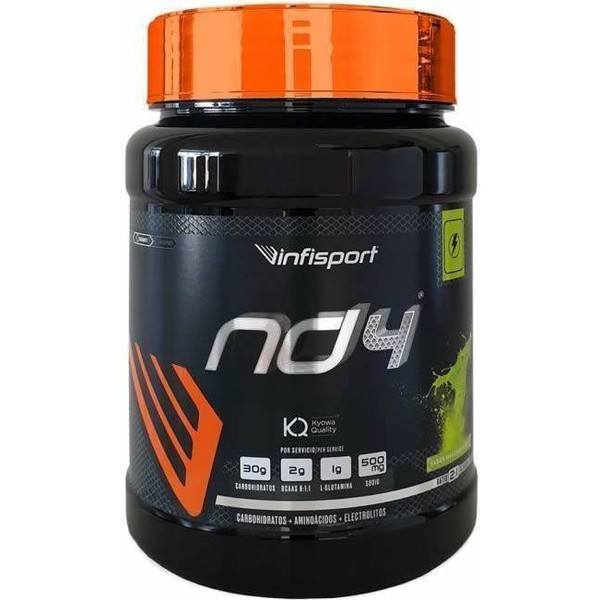 Infisport ND4 Can 800 g - Green Apple Flavor Powder - Energy Contribution, Mineral Salts and Amino Acids