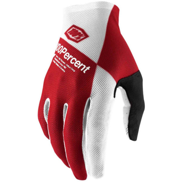 Gants 100% Celium Rouge/blanc