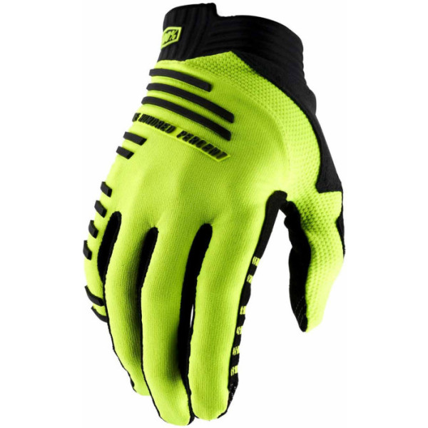 Gants 100% R-core jaune phosphorescent