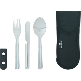 Ferrino Cutlery Foldable Inox Black (hcu)