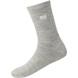 Helly Hansen Everyday Wool Sock 2pk Grey Melange (949)