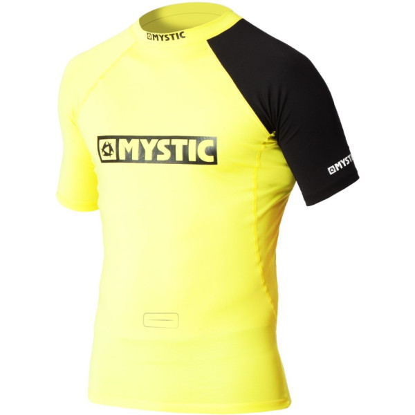 Mystic Event S/S Rashvest Logo sul petto giallo (250)