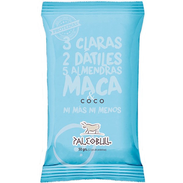 Paleobull Barre Maca et Noix de Coco 1 Barre x 50 Gr