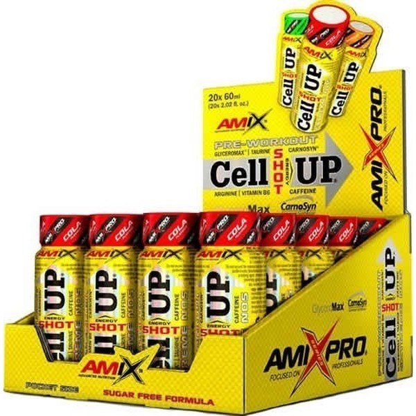Amix Pro CellUp Energy Shot 20 frascos x 60 ml